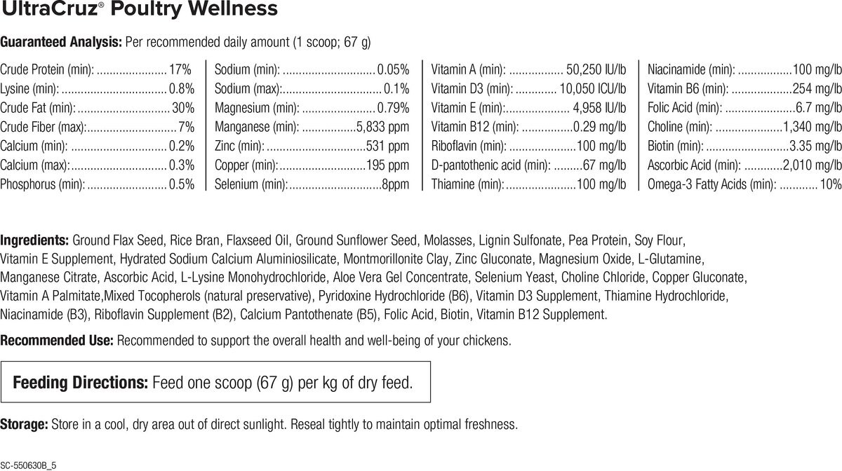 UltraCruz Wellness Poultry Supplement