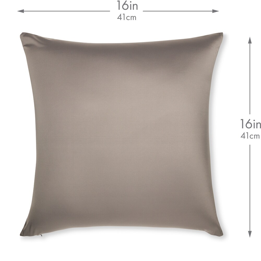 Throw Pillow Cozy Soft Microbead Stone Grey: 1 Pc