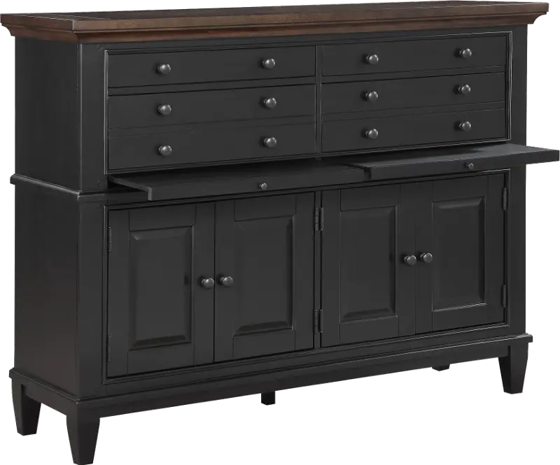 Lakeside Black Dining Room Sideboard