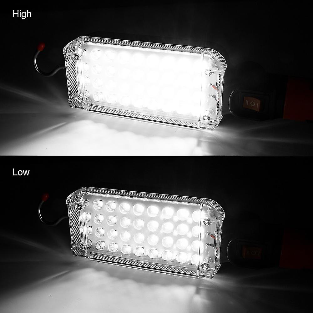 34led Inspection Light Usb Rechargeable Work Light With Clip With Magnet With Hook Built-in Battery