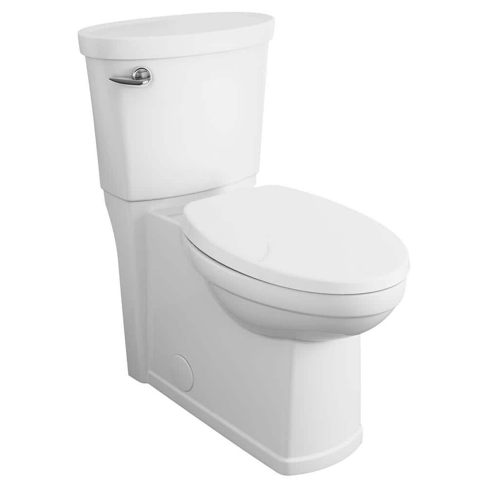 American Standard Cadet 3 Decor Tall Height 2Piece 128 GPF Single Flush Elongated Toilet with Seat in White Seat Included