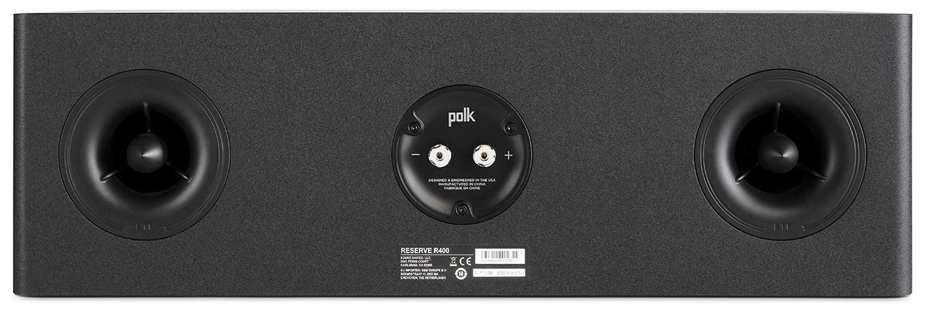 Polk Audio Reserve R400 Black Large Center Channel Speaker