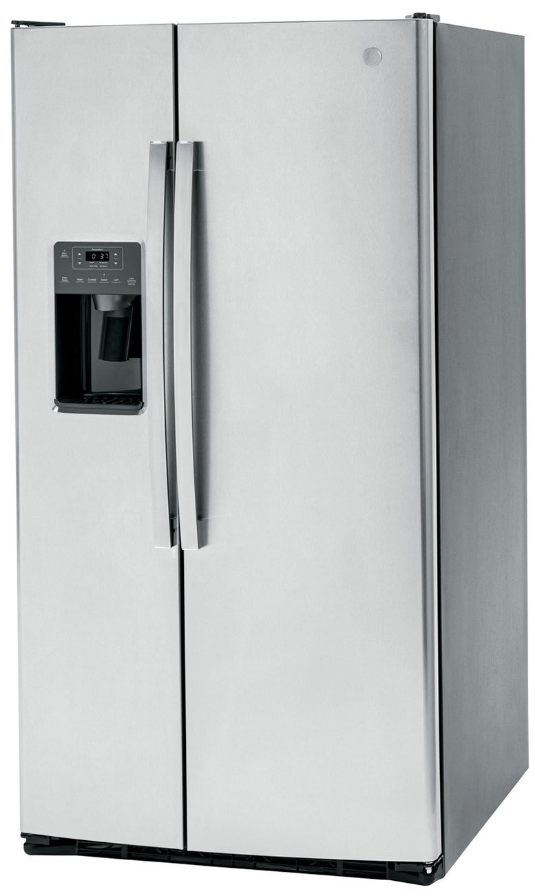 GE ENERGY STAR 25.3 Cu. Ft. Fingerprint Resistant Stainless Steel Side-By-Side Refrigerator