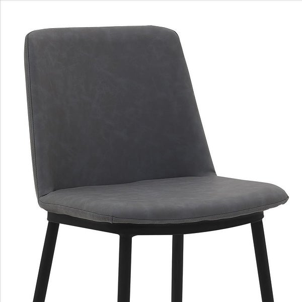 26 Inch Leatherette Seat Counter Height Barstool