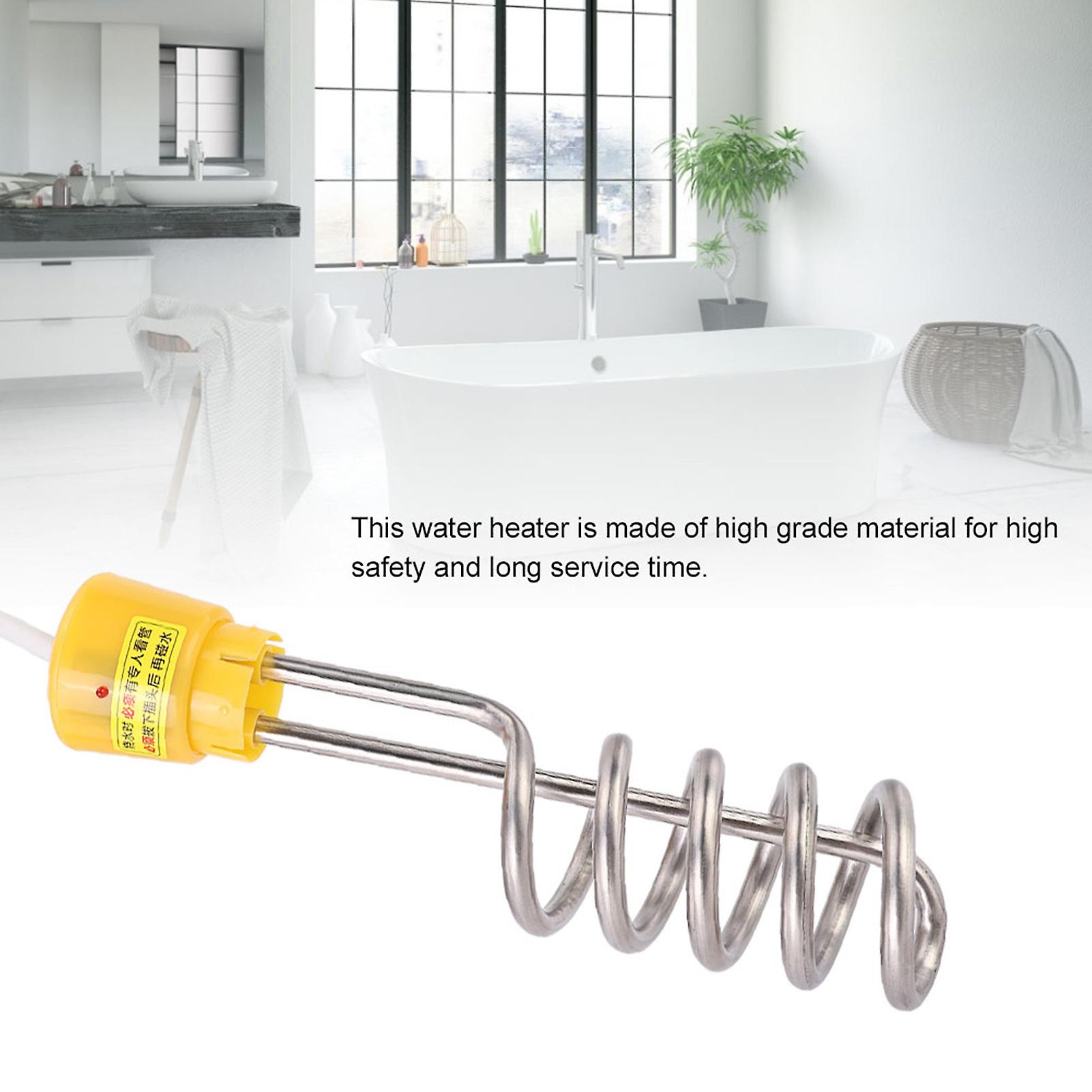 3000w Portable Water Heater Immersion Spiral Tube Water Heating Electric Boiler 220v Eu