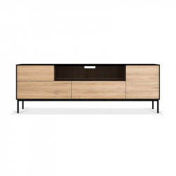 Meuble TV Blackbird 180X45X61CM Chêne Ethnicraft - Mobilier Intérieur - GRIIN