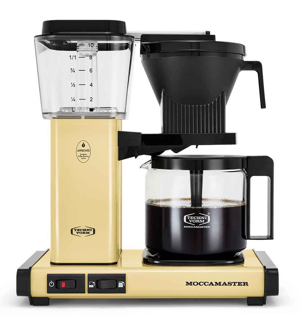 Technivorm Moccamaster KBGV Select 10-Cup Butter Yellow Coffee Maker