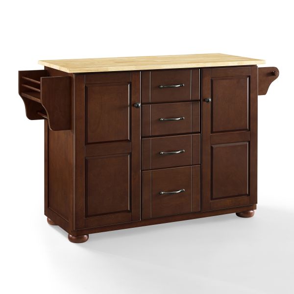 Eleanor Wood Top Kitchen Island