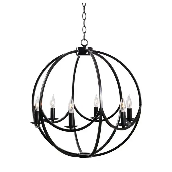 Oxide Darkened Bronze 6 Light Chandelier Shopping - The Best Deals on Chandeliers