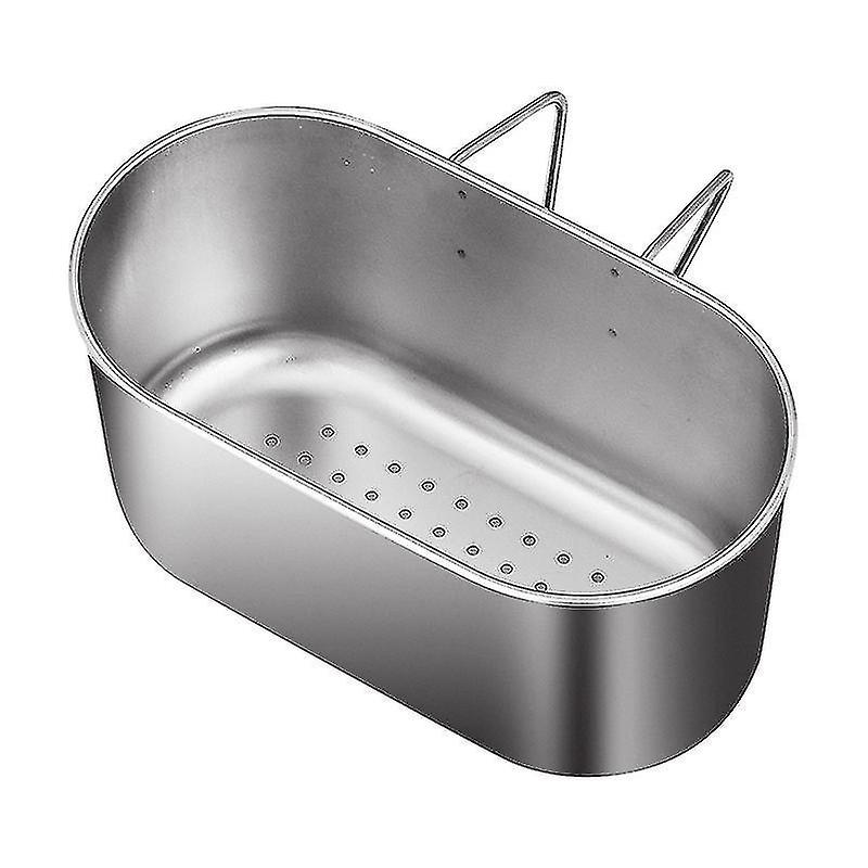 Stainless Steel Sink Drain Strainer Basket For Kitchen Food Waste Leftovers Food Catcher (1 Piece， S