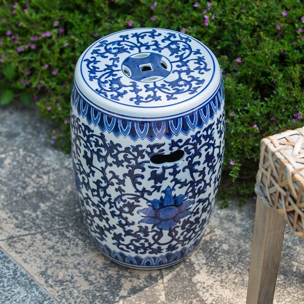 CUSchoice Ceramic Garden Stool