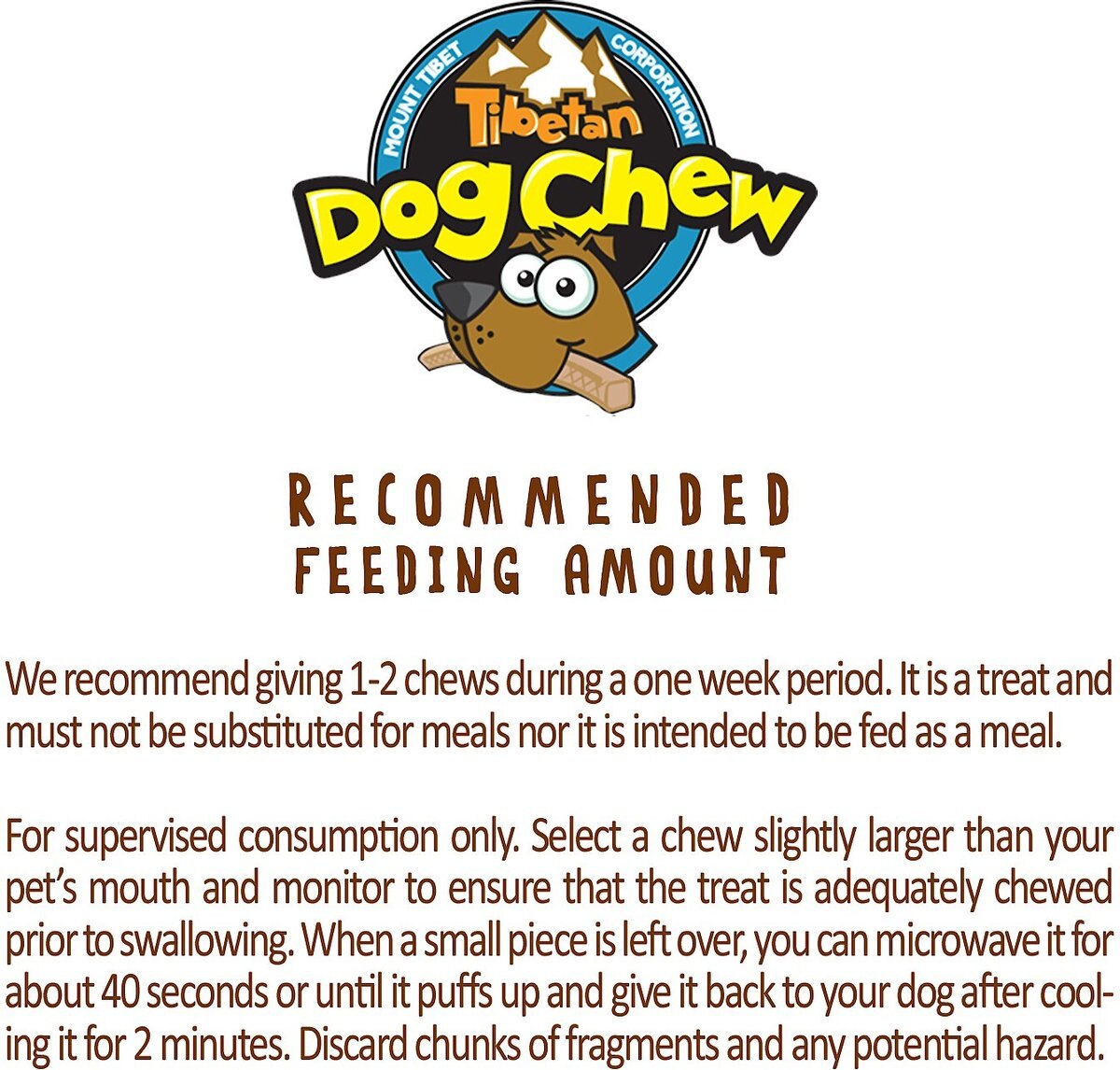 Tibetan Dog Chew Jumbo Breed Grain-Free Dog Treats