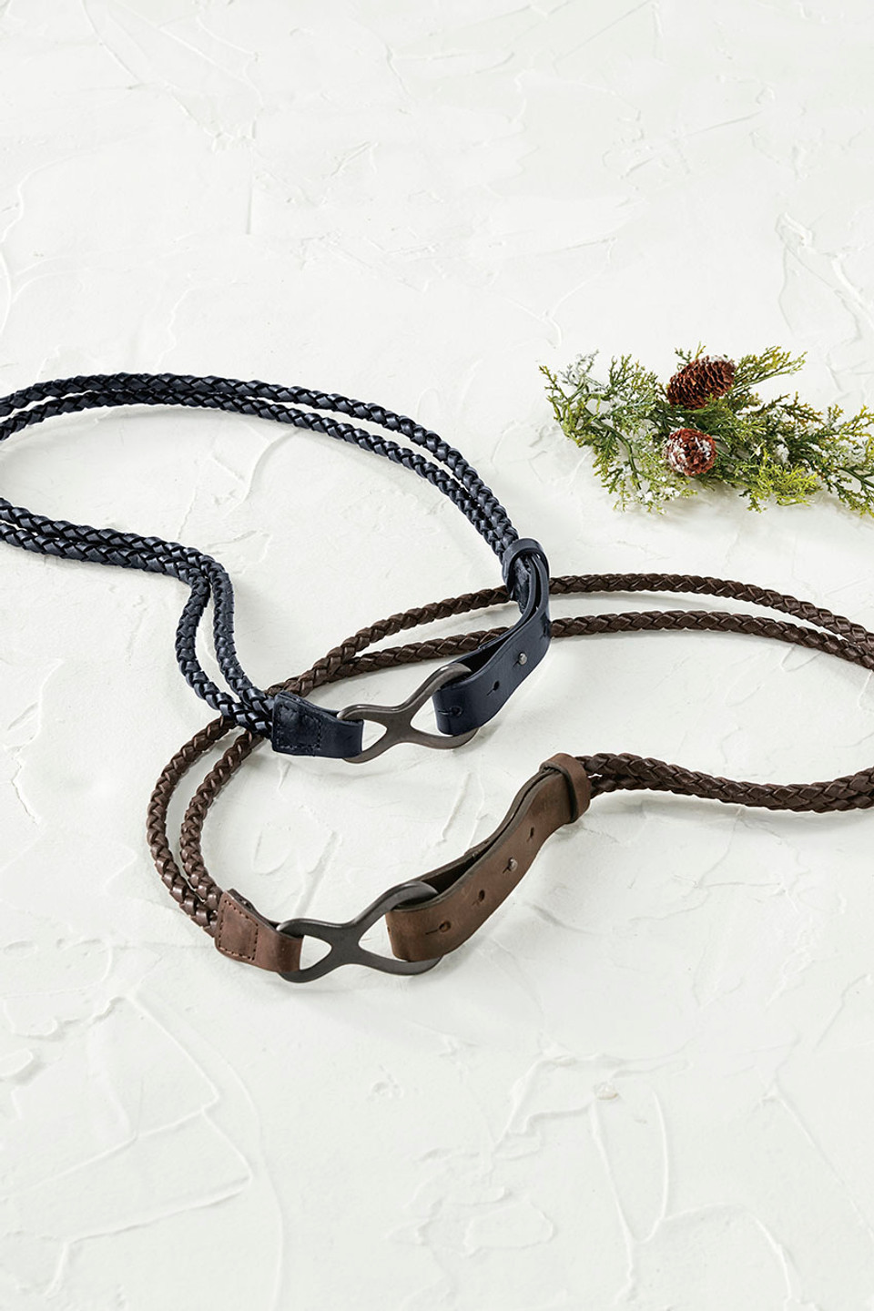 Braided Leather Sling Belt - Coldwater Creek