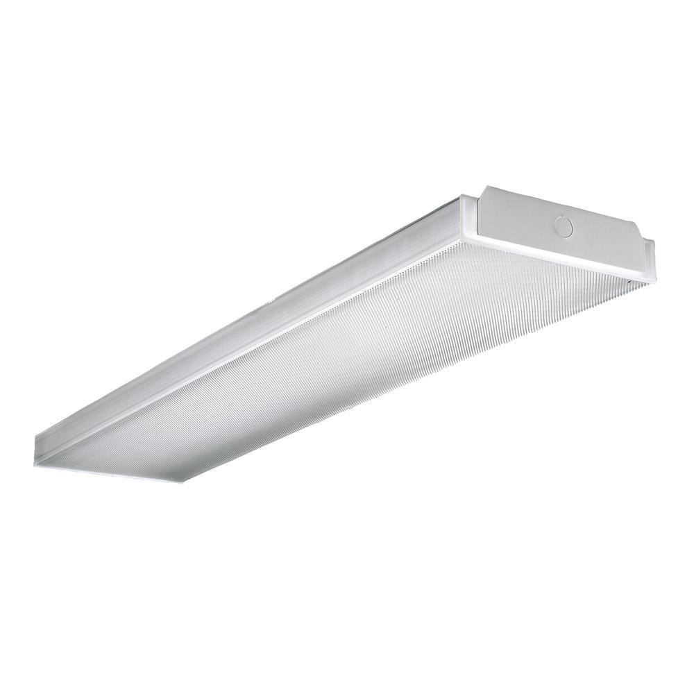 Metalux 2-Light 4 ft. White Wraparound Light WS232