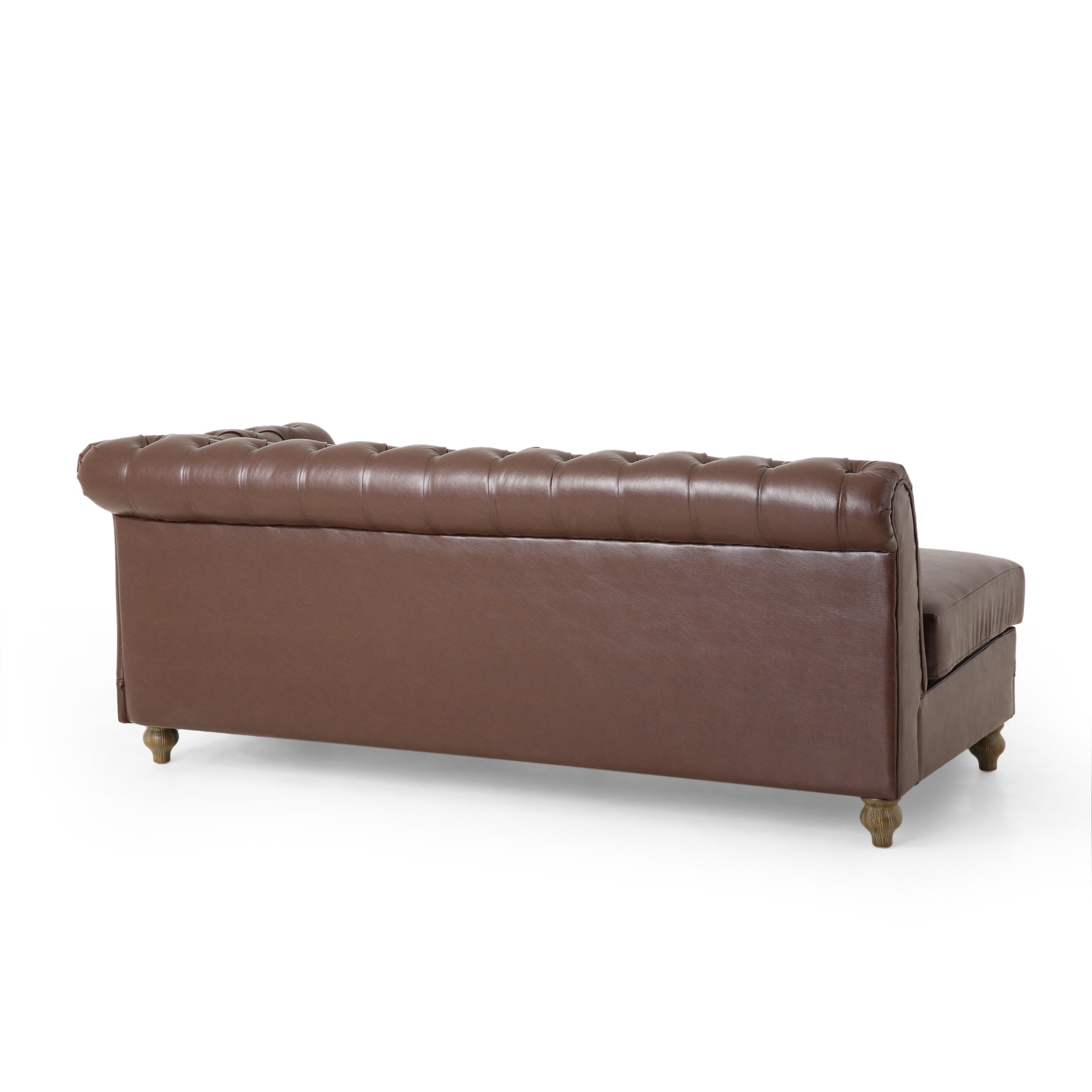 Kinzie Chesterfield Tufted 7 Seater Sectional Sofa with Nailhead Trim