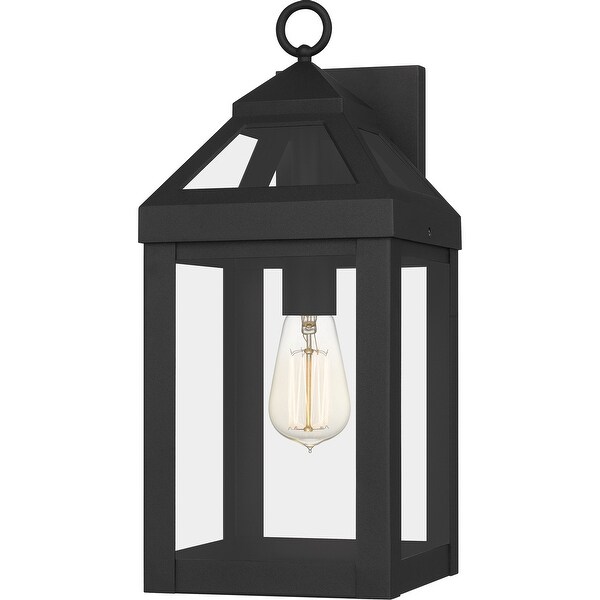 Oliver 1-Light Earth Black Outdoor Wall Lantern Shopping - The Best Deals on Outdoor Wall Lanterns | 41429409