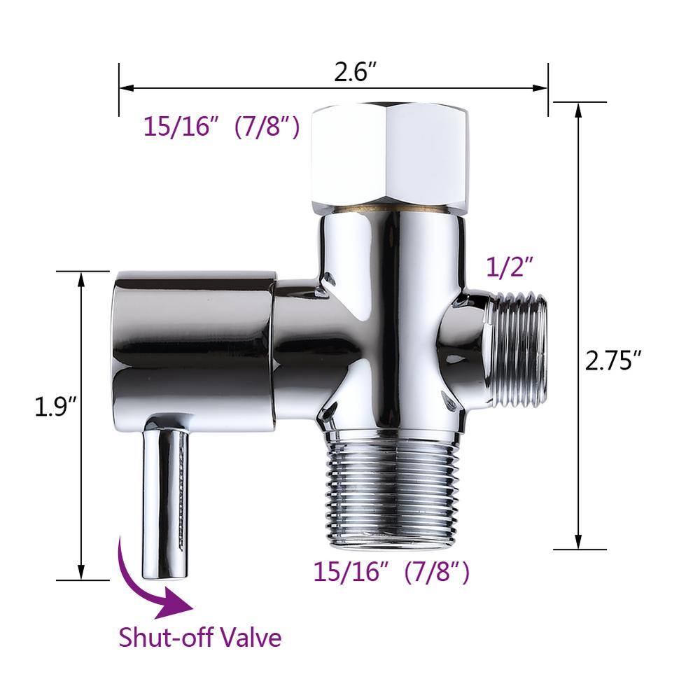 PROOX Handheld Bidet in Stainless Steel PR-M22112-S