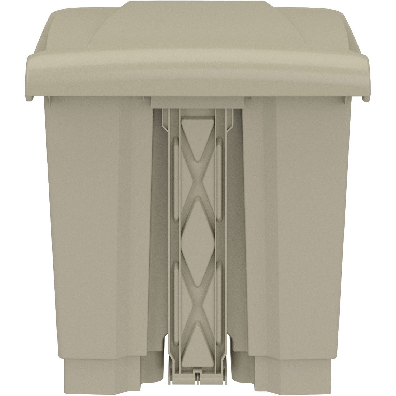 8 Gallon Plastic Step-on Receptable by Safco Products SAF9924TN