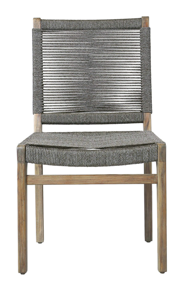 Explorer Oceans Outdoor Dining Side Chair Set of 2   Beach Style   Outdoor Dining Chairs   by Seasonal Living Trading LTD  Houzz