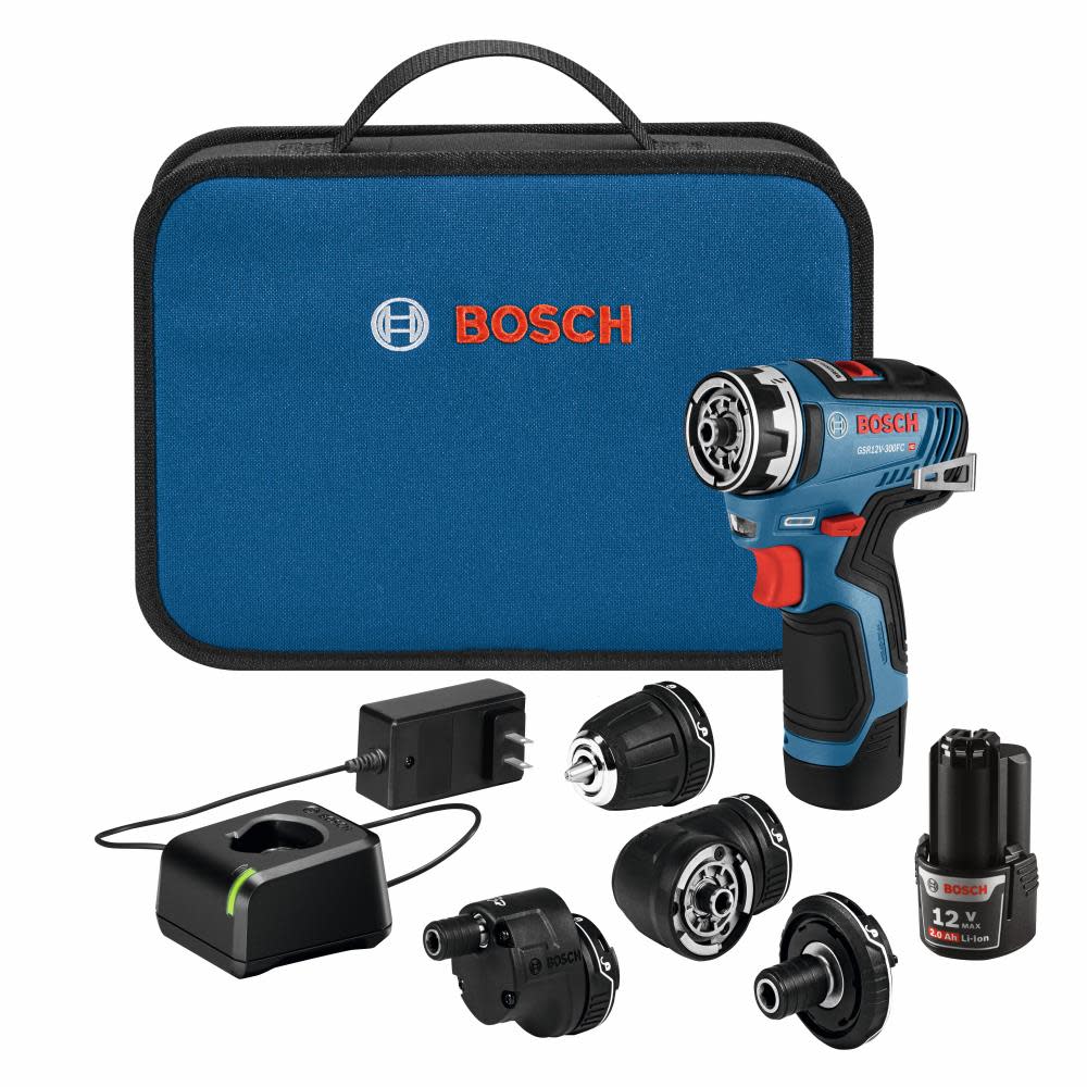 Bosch 12V Max EC Brushless Flexiclick 5 In 1 Drill/Driver System Kit Factory Reconditioned