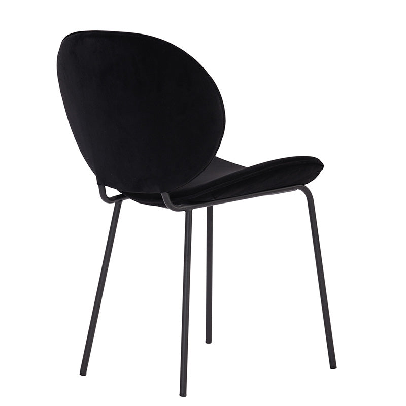 ORMER Dining Chair - Black Velvet