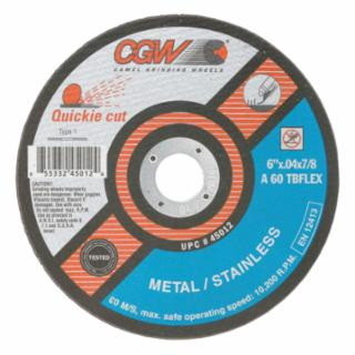 Cgw Abrasives 421 45012 6X.040X7/8 T1 A60 Tb Fle...