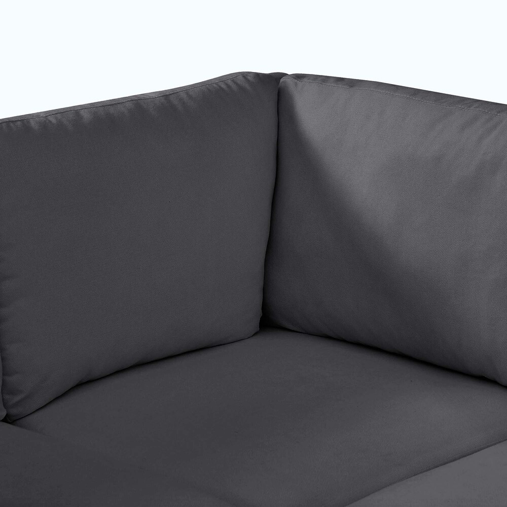 Sectional Modular Sofa with 2 Tossing cushions