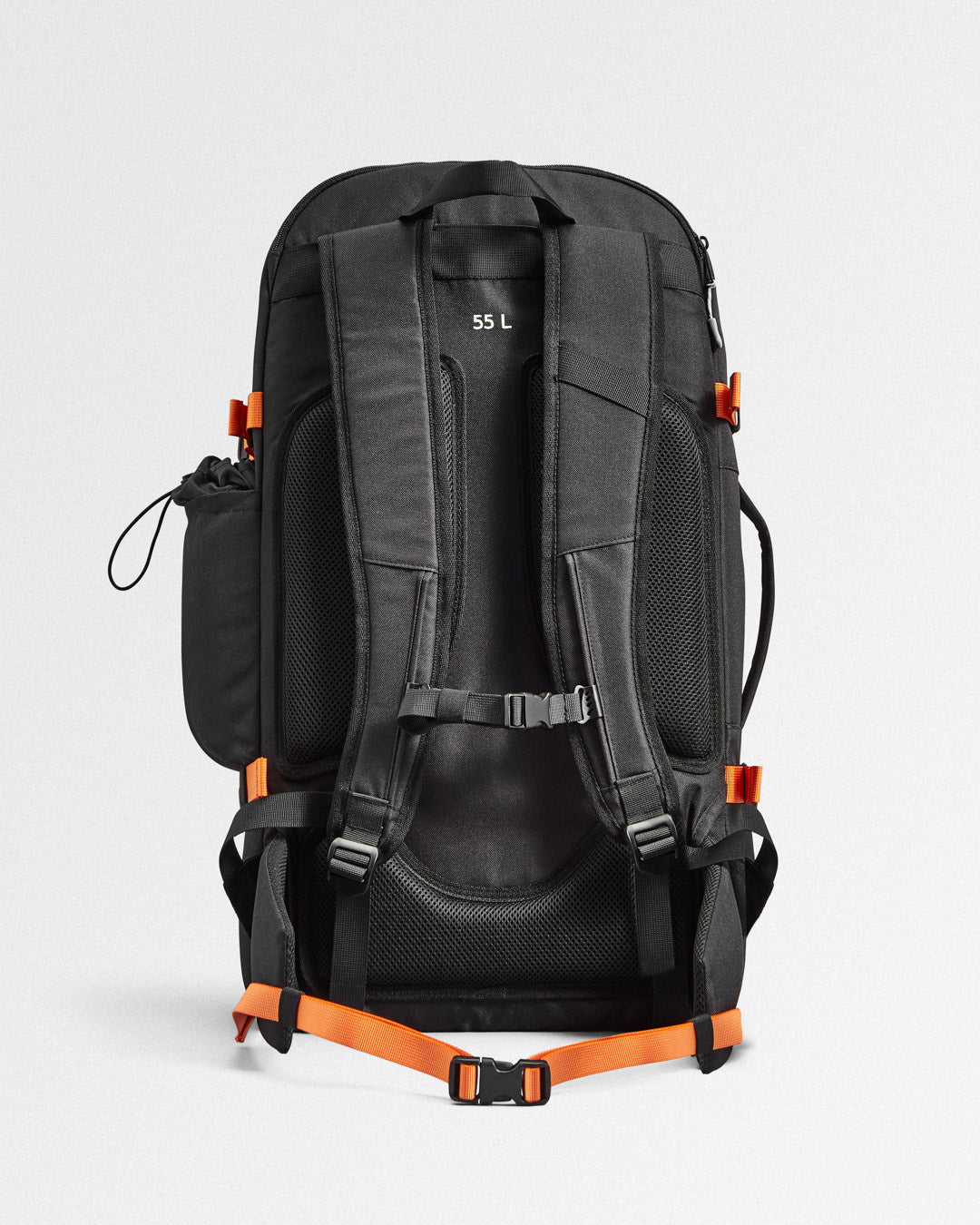 Adventurer 55L Recycled Backpack - Black