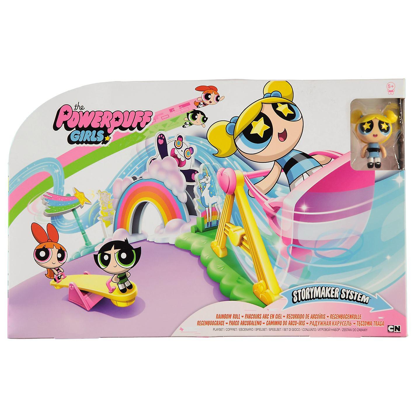 Hasbro Kids Girls Powerpuff Rainbow Roll Storymaker System