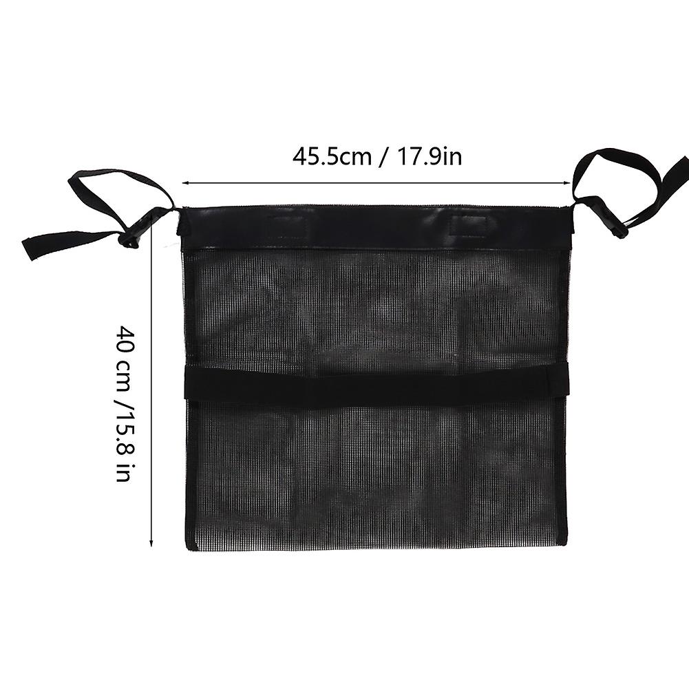 Hanging Breathable Baby Stroller Mesh Storage Bag Wheelchair Portable Storage Bag Organizer