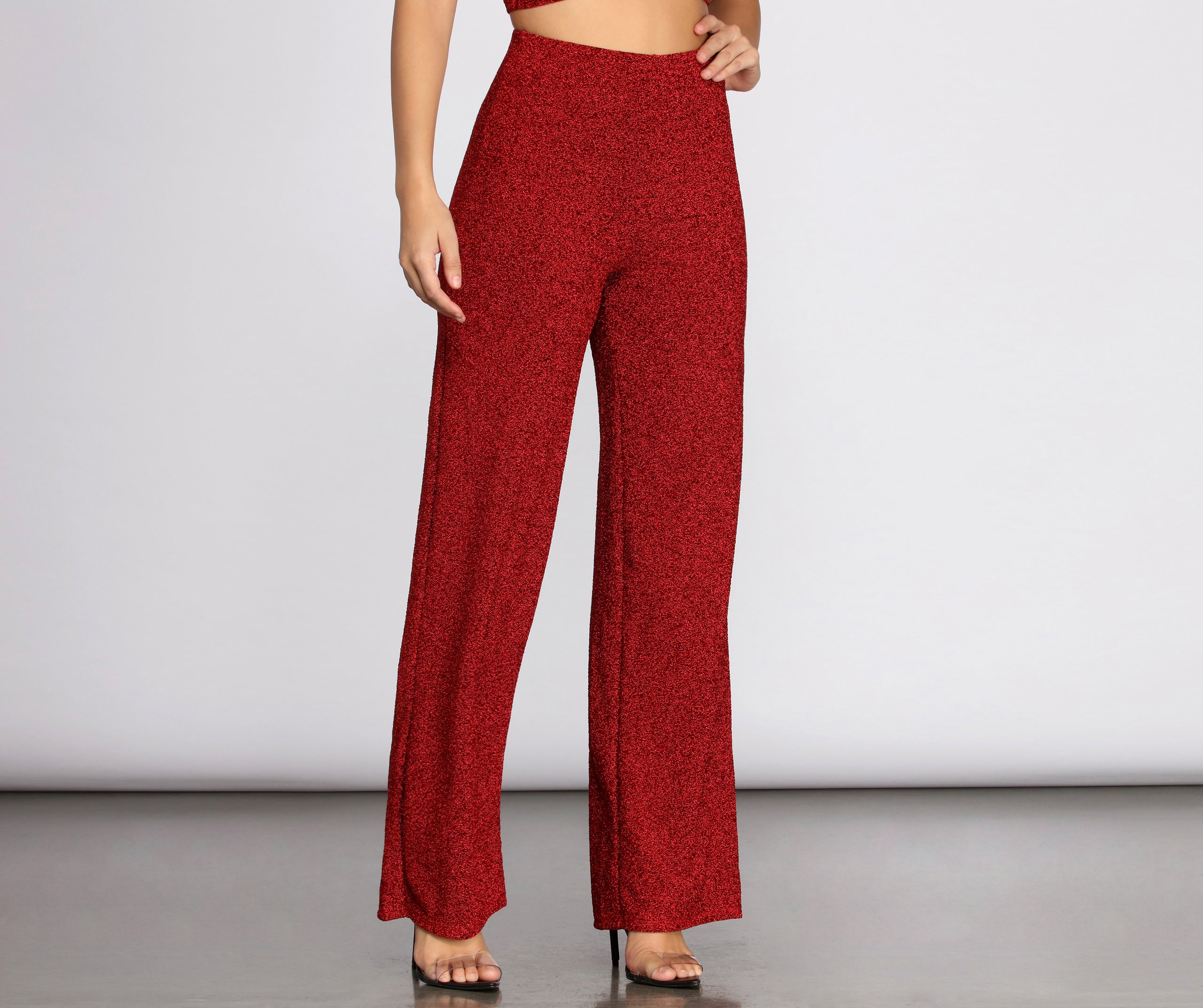 Fiery Fashionista Wide Leg Pants