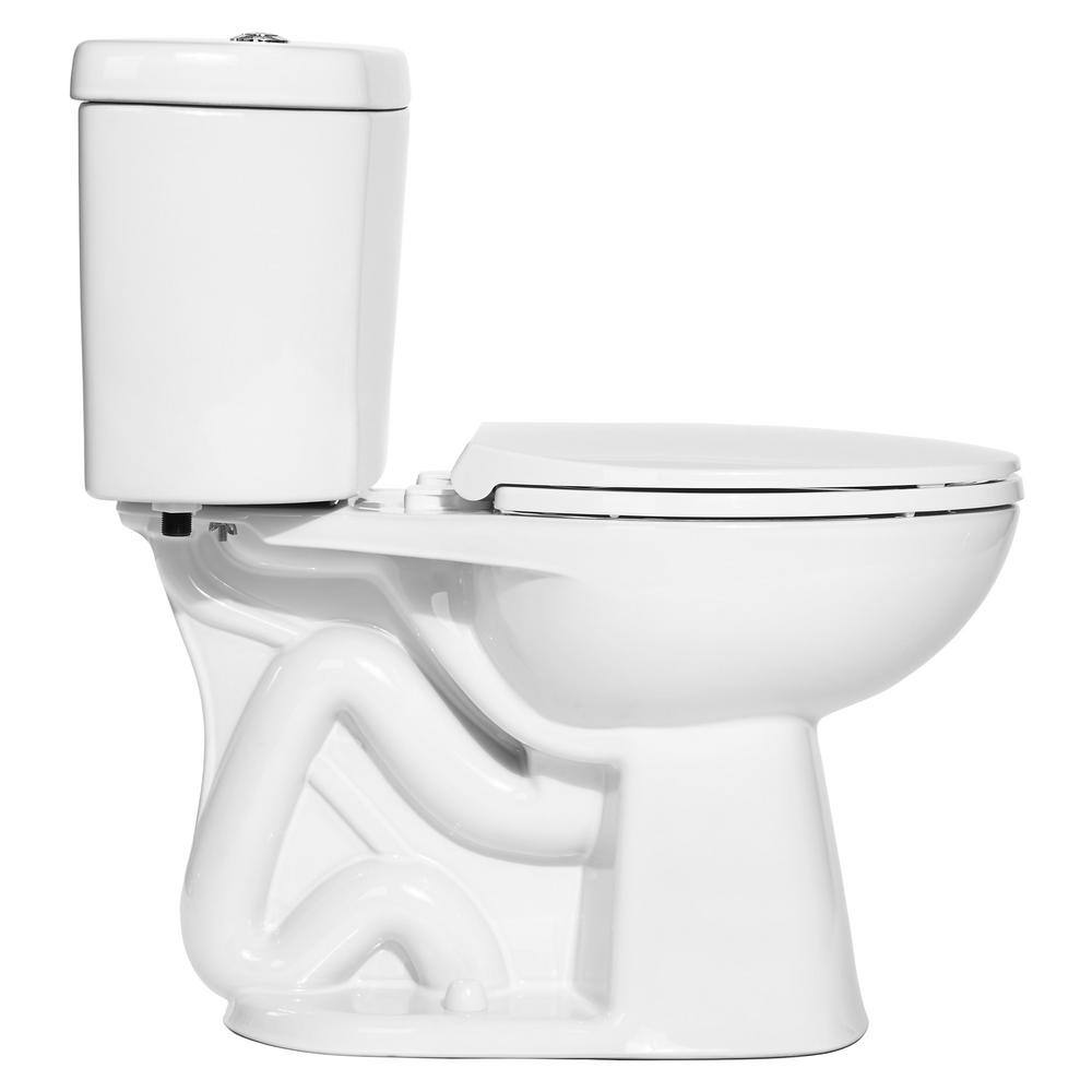 Niagara Stealth 2-Piece Stealth 0.8 GPF Ultra High-Efficiency Single Flush Elongated Toilet in White Seat Included (6-Pack) 77000WHAI1