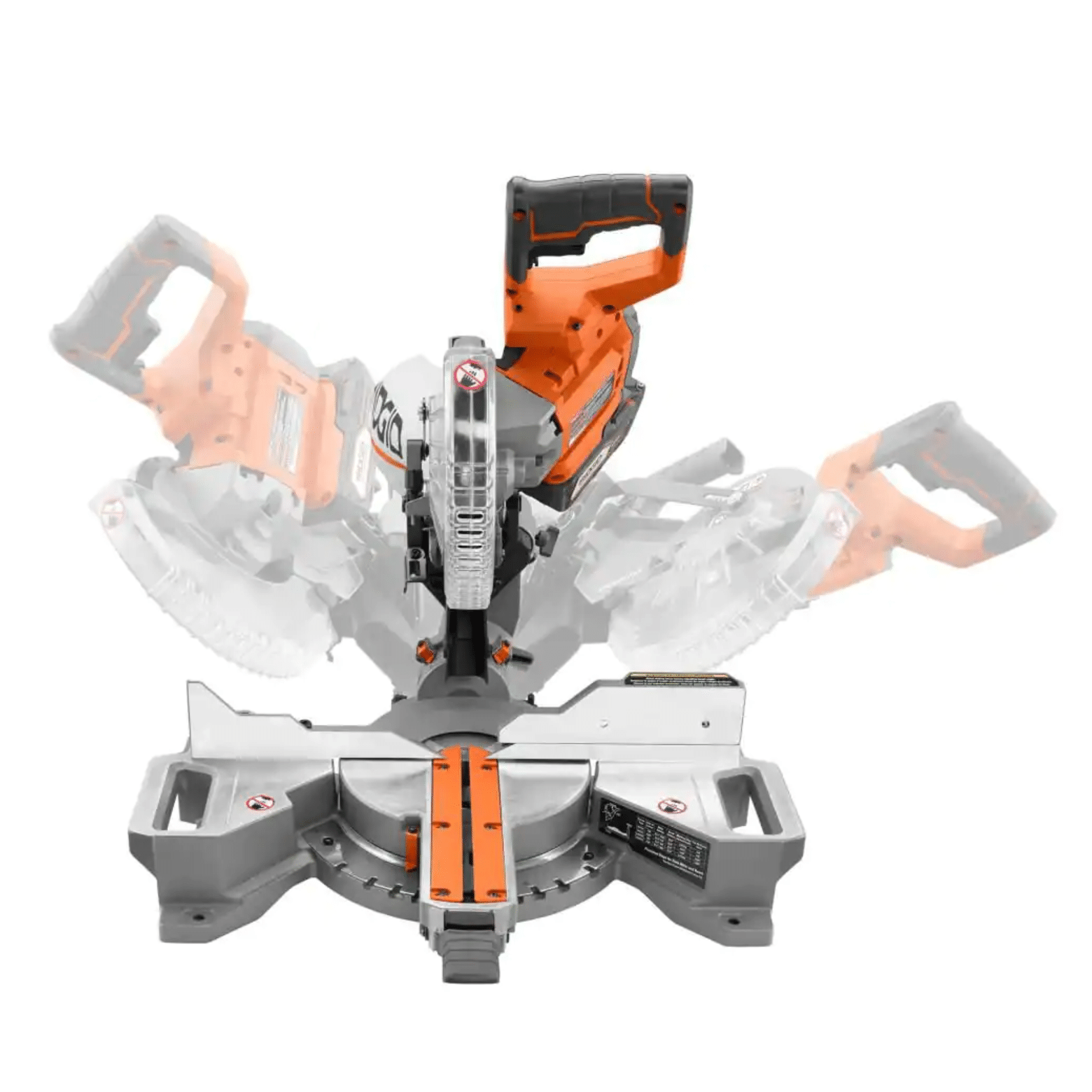 Ridgid 18V Brushless 7-1/4 in. Dual Bevel Sliding Miter Saw， Tool Only (R48607B)