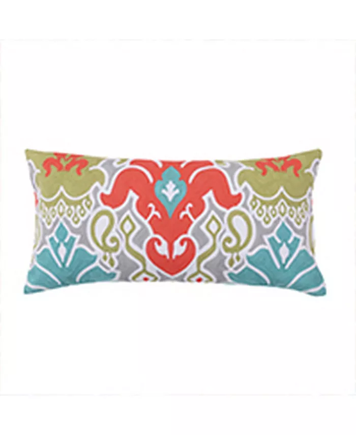 Levtex Deniza Damask Decorative Pillow， 12 x 24