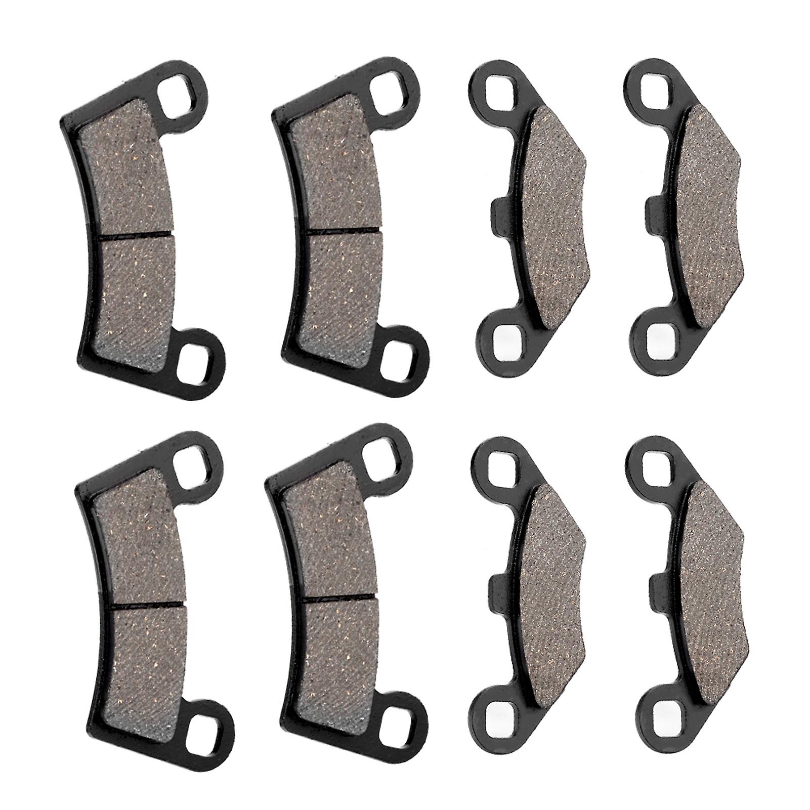 8pcs Front and Rear Brake Pads For Polaris Razor Rzr 800 570 2008-2015