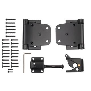 Everbilt Black Self-Closing Gate Kit 13534