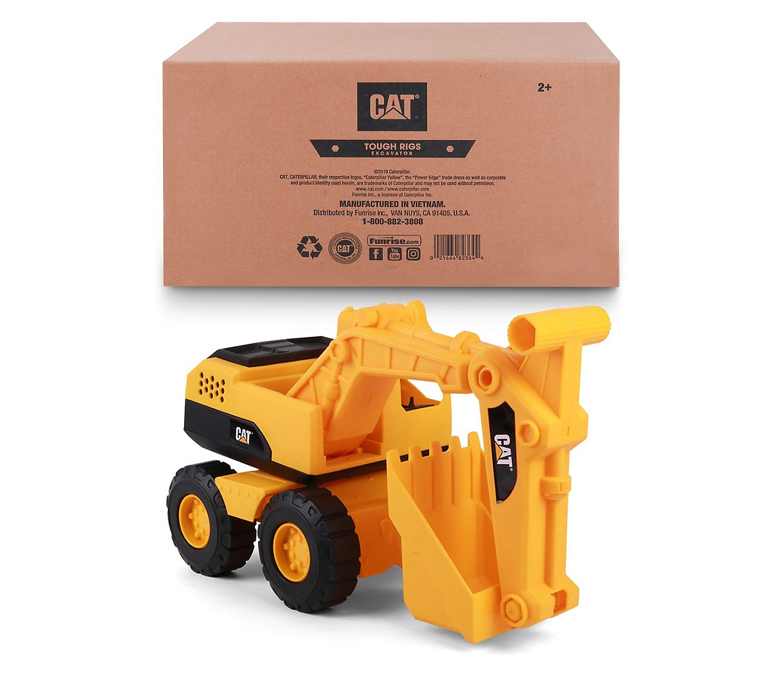 Funrise CAT Tough Rigs 15 Toy Excavator