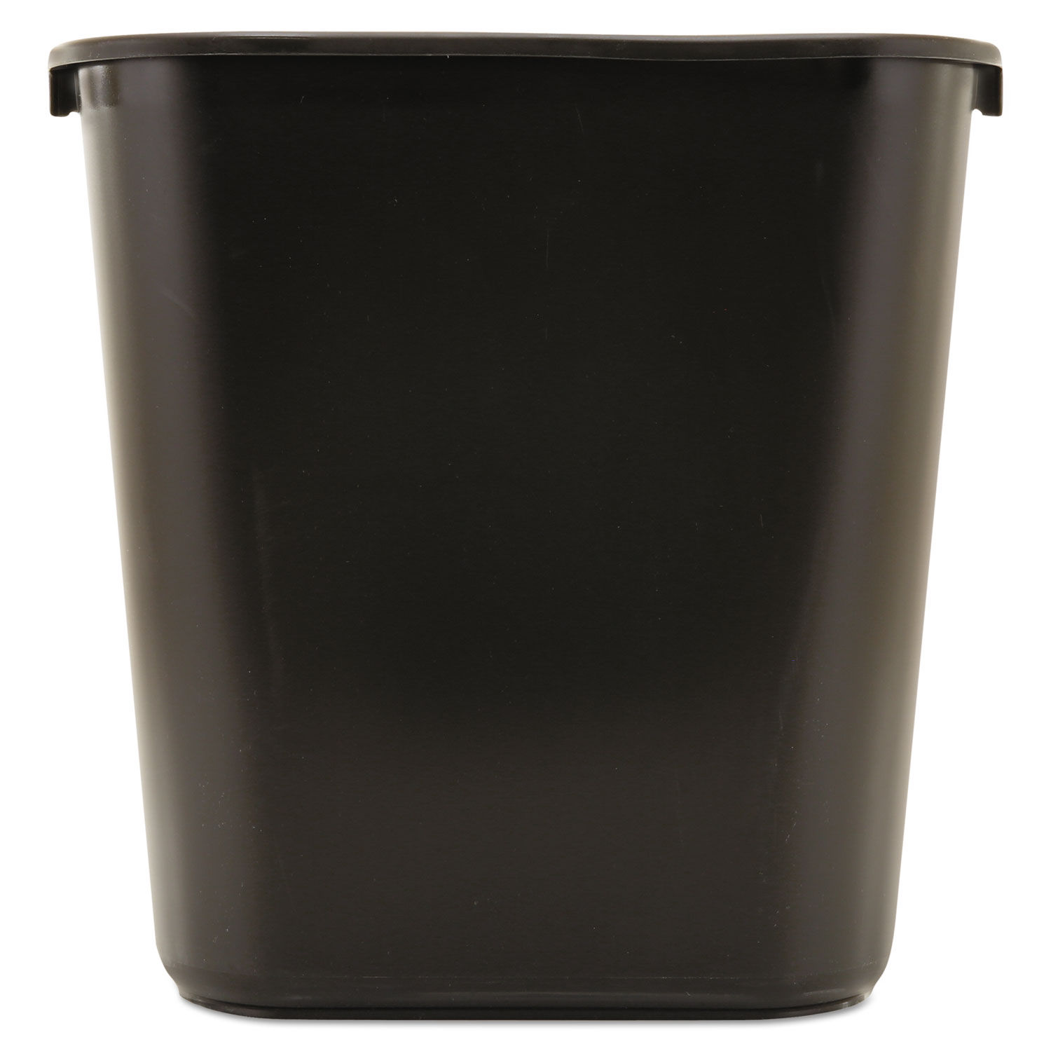 Deskside Plastic Wastebasket by Rubbermaidandreg; Commercial RCP295600BK