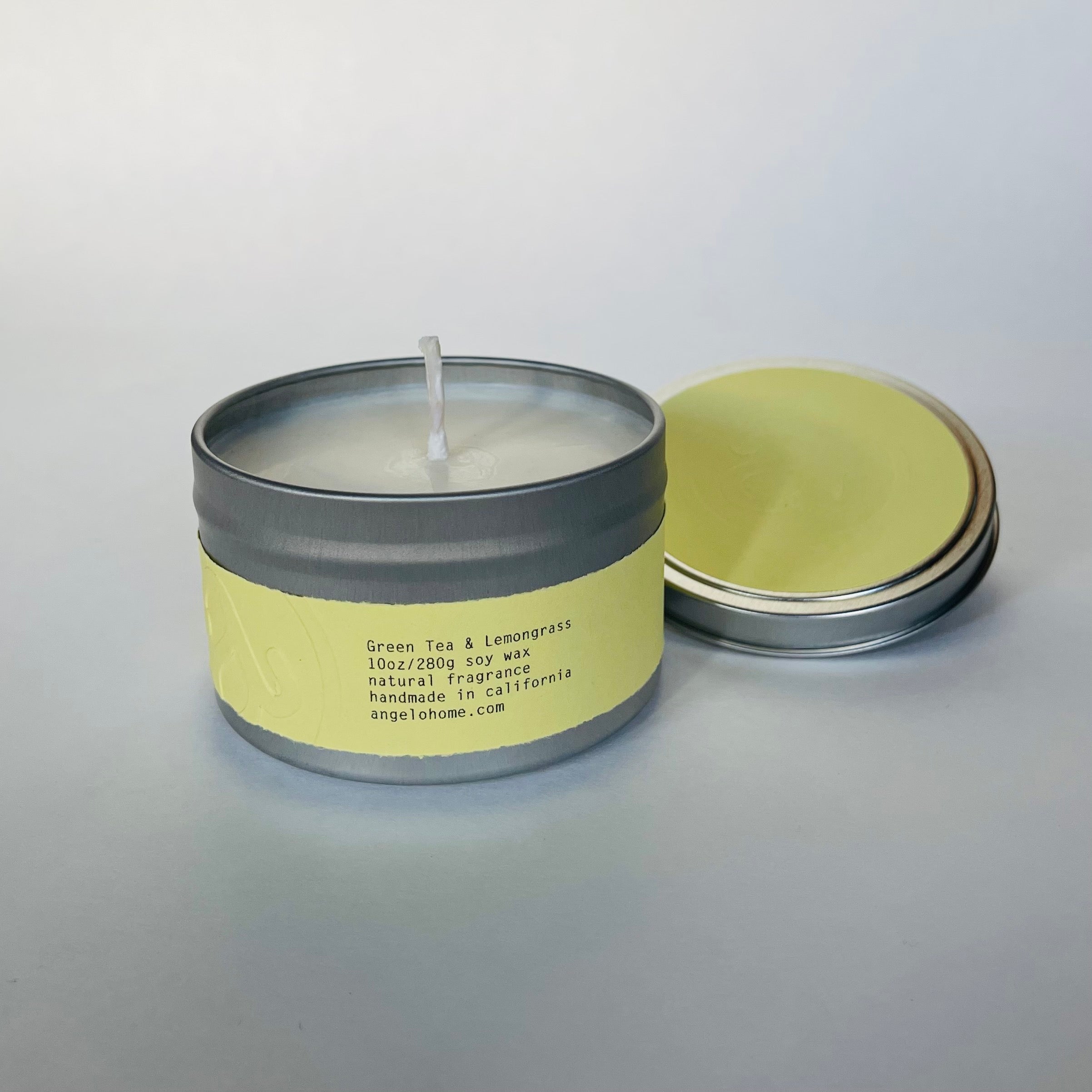 angelo:HOME Green Tea + Lemongrass Scented Candle