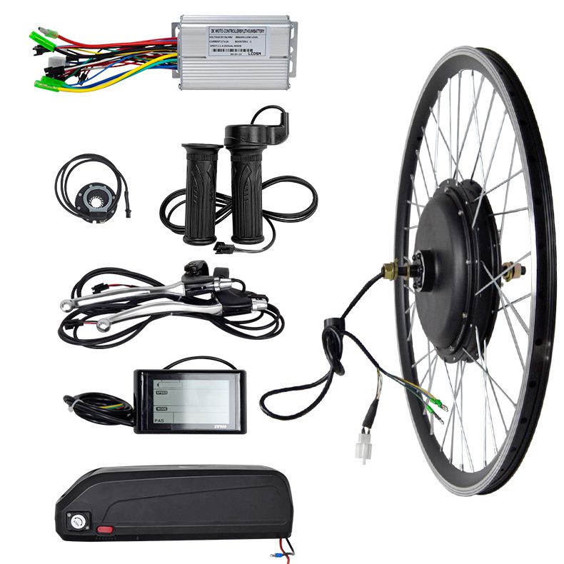 OEM Hot selling Ebike motor 36v 250w front rear E Cycle wheel e bike electric bike conversion kit 1500w ebike conversion kit