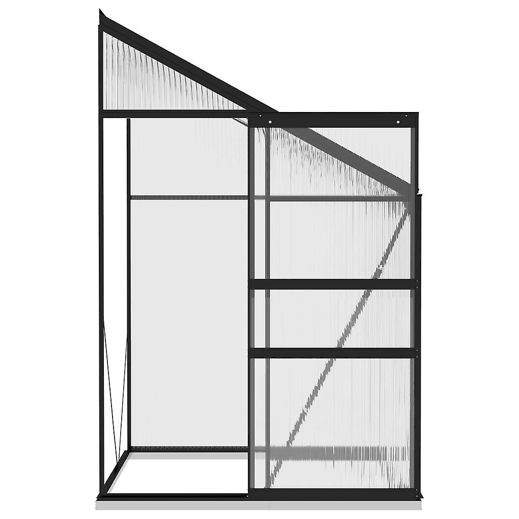 Greenhouse Anthracite Aluminium 2.7 M