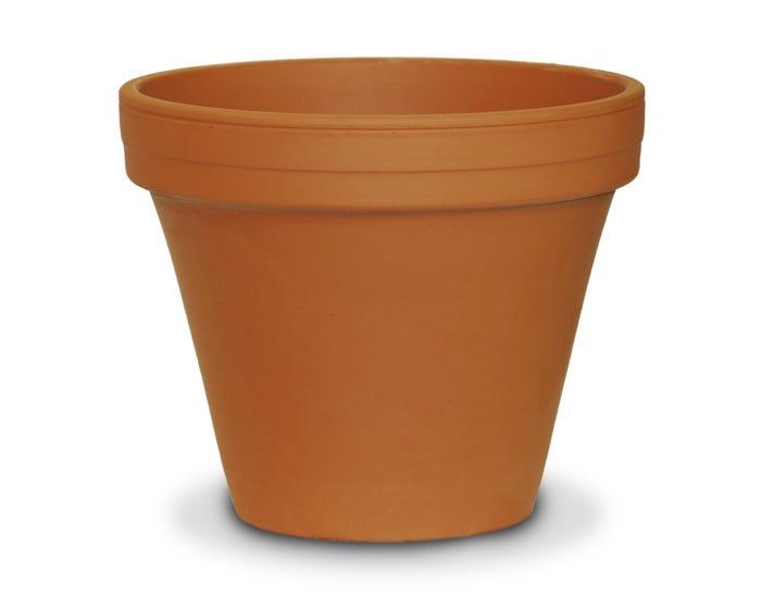 Ceramo 8 inch Red Clay Standard Pot SBX-8-J