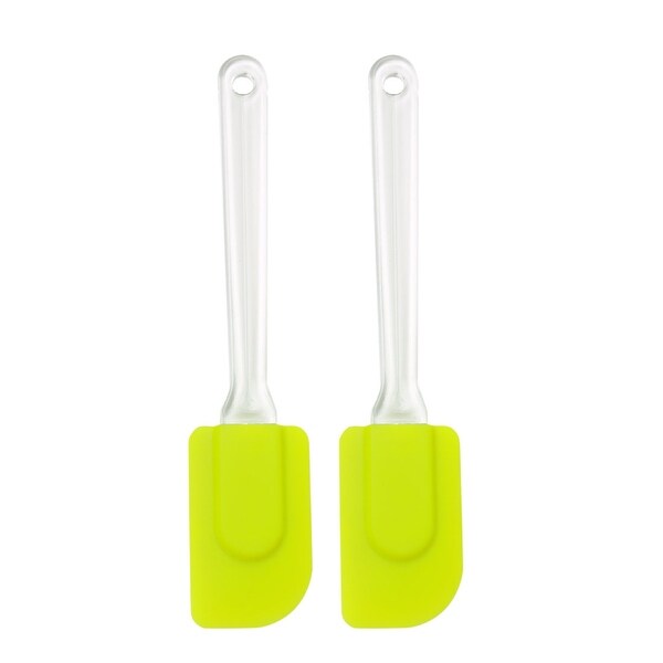 2pcs Flexible Silicone Spatula Heat Resistant Non Stick for Cooking