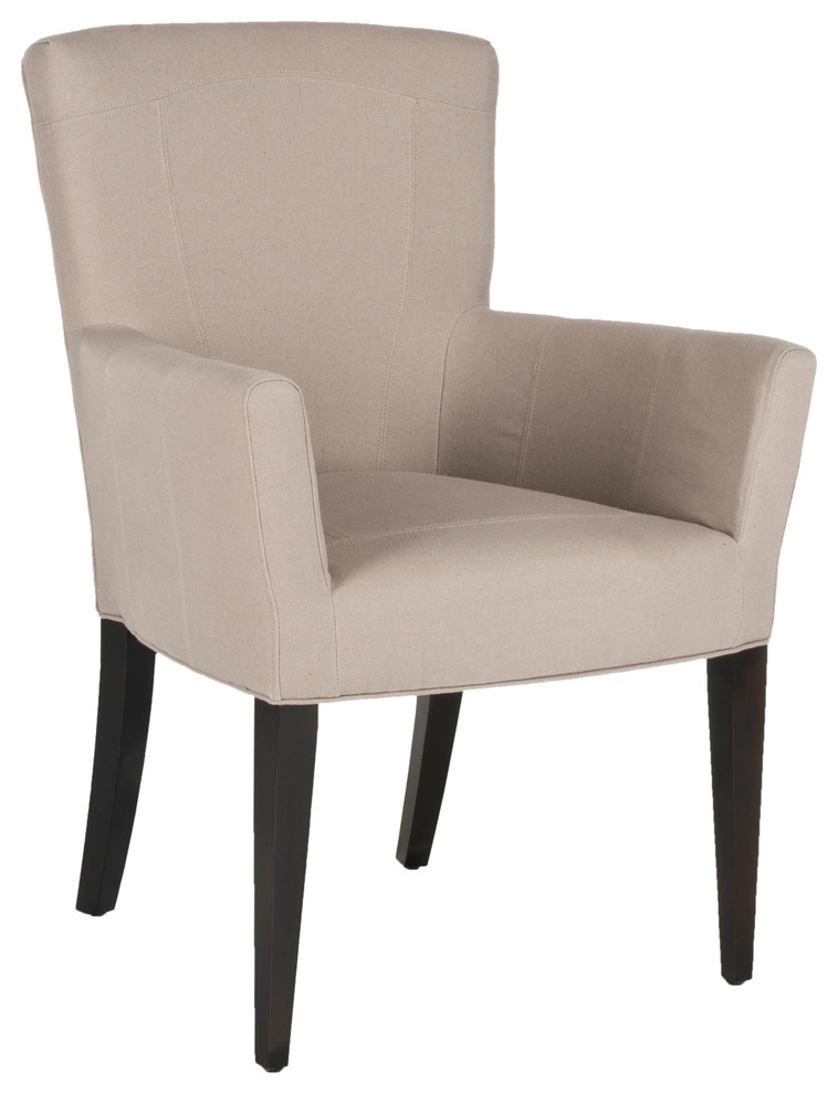 Safavieh Dale Arm Chair   Transitional   Dining Chairs   by Buildcom  Houzz