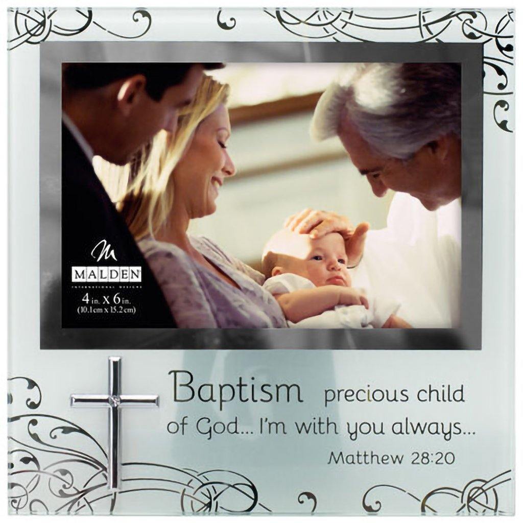 Malden  4X6 Baptism Frosted Glass