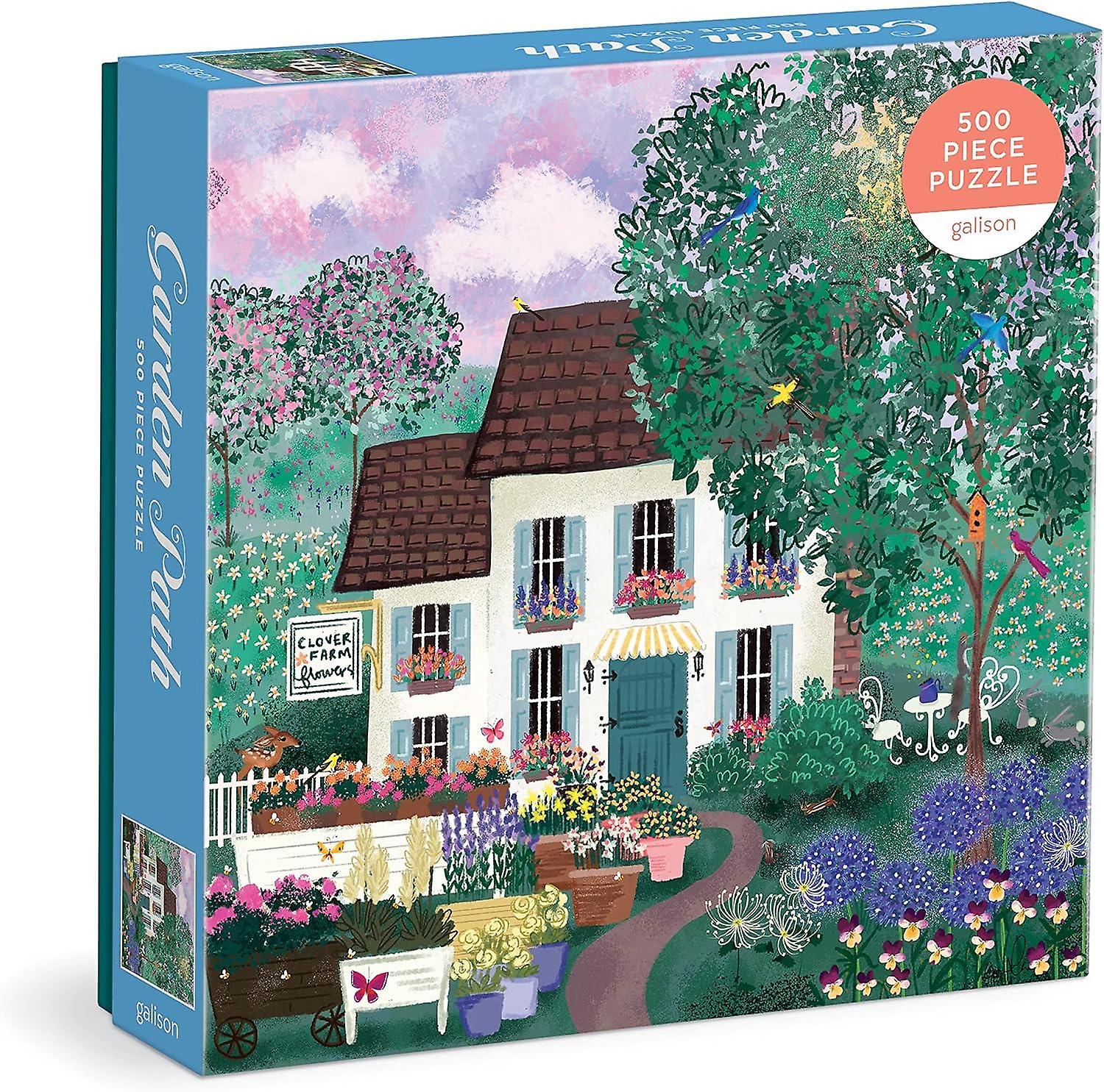 Galison Garden Path Jigsaw Puzzle (500 Pieces)