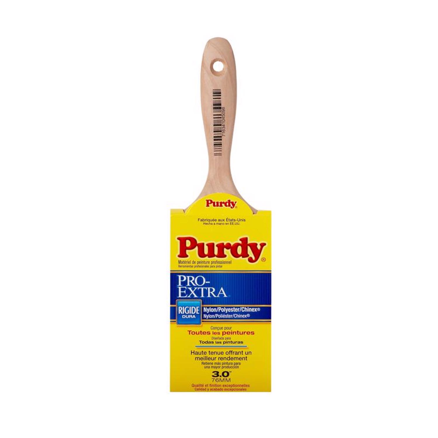 Purdy Pro-Extra Sprig 3 in. Stiff Flat Trim Paint Brush