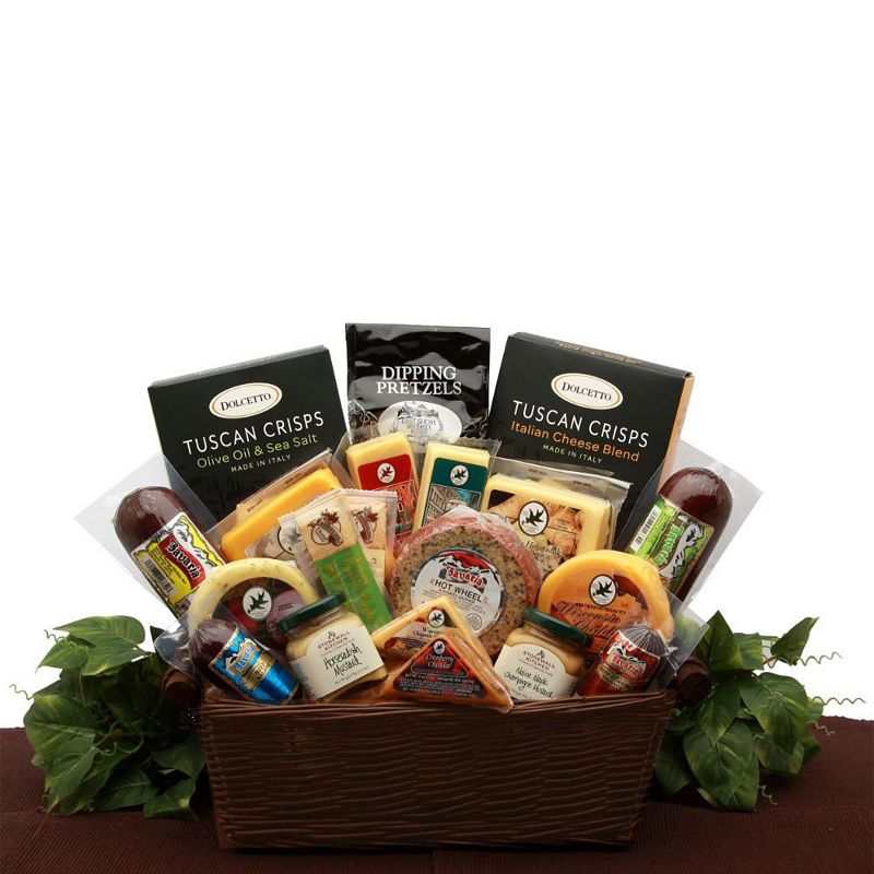 GBDS Ultimate Meat and Cheese Sampler - meat and cheese gift baskets