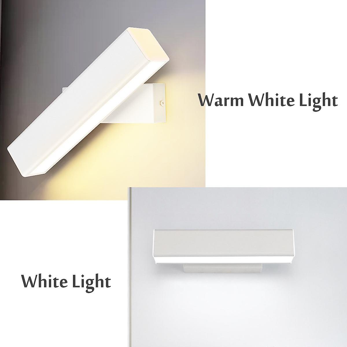 8w Led Wall Light Outdoor Waterproof Porch 350 Degree Rotation Indoor Bedroom Bedside Decoration Lighting Warm Cool White