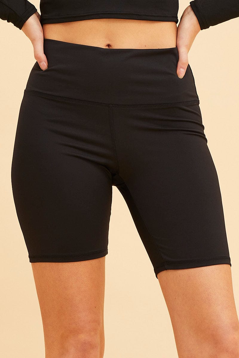 Black Bike Short 7